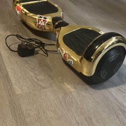 gold hoverboard