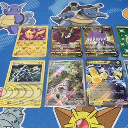 Pokémon Cards - Arceus, Moltres, Articuno, Iron Hands