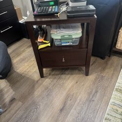 Espresso Finish End Table