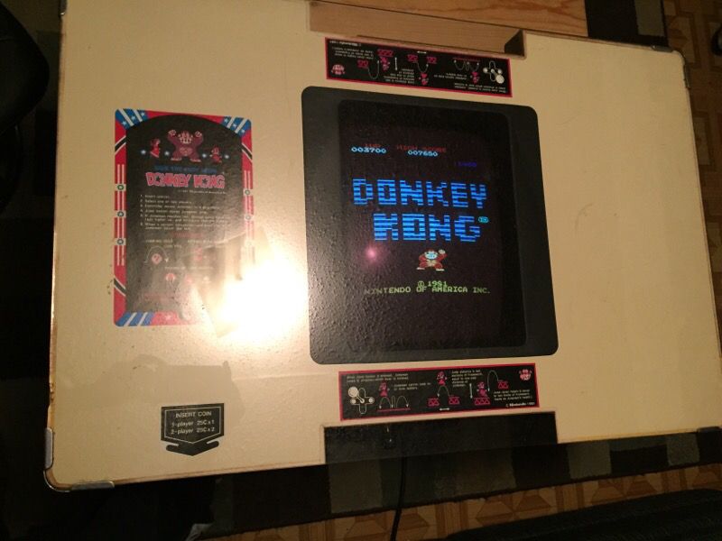 Nintendo Donkey Kong arcade cocktail