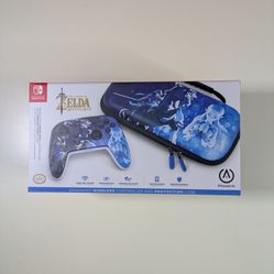 Nintendo Switch Zelda Case and controller