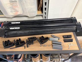 Yakima ButtonDown 4 & 6 Ski Rack – Complete Mounting Hardware + Keys