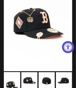 New era Black boston Red Sox hat w/ Allstar game side patch