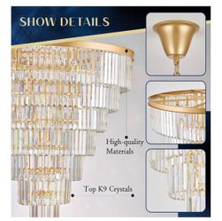 Chandelier gold