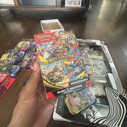 Mega Evolution Booster Bundle 6 Pack Pokemon Cards