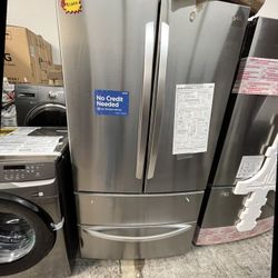 lg french door refrigerator in stainless steel