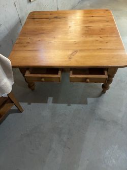 Solid wood coffee table