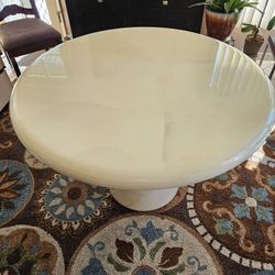 Mid-Century Modern Breakfast/Dining Table (Seats 4)  $350  (with Protective Glass Included)