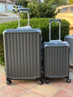 Luggex aluminum frame carry on and large set