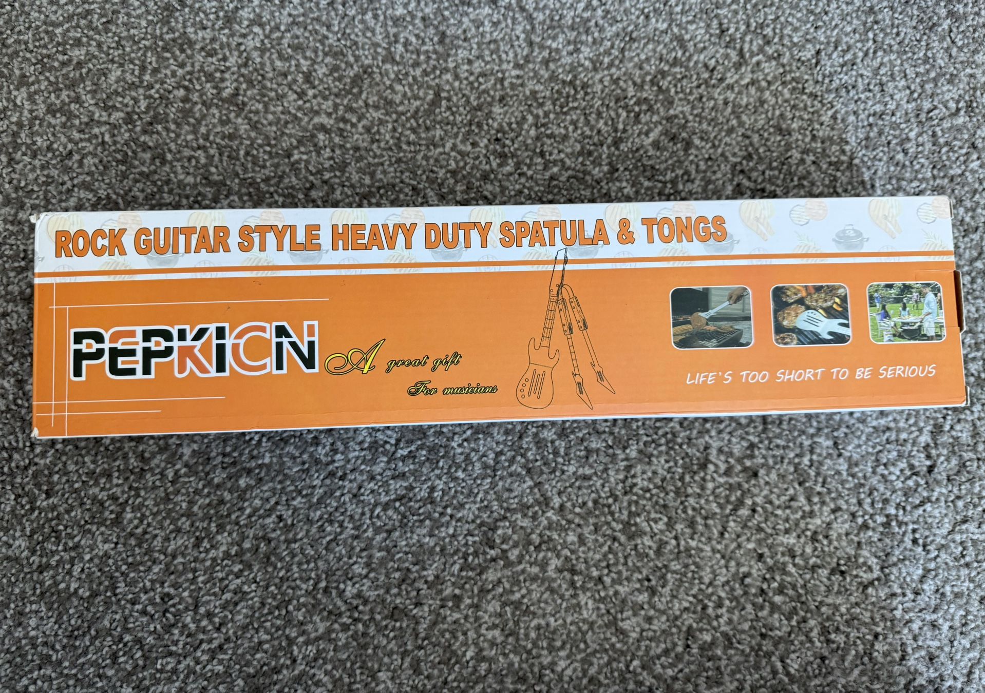 Rock Guitar Style Heavy duty Spatula & Tongs