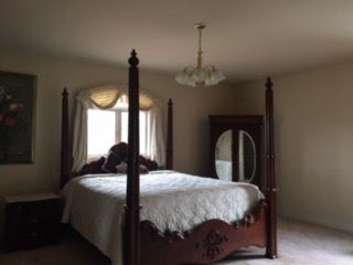 Bed nightstand armoire