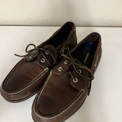 Mens Timberland Boat Shoe Leather Size 12