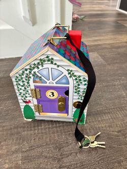 Wooden toy house