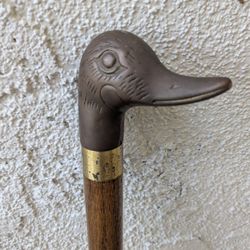 Vintage Duck Walking Stick 