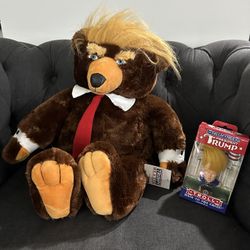 Trump Teddy Bear 2017 New and Troll Limited Edition Collectible 