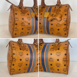MCM, Bags, Sold Sold Authentic Mcm Brown Boston Speedy Bag