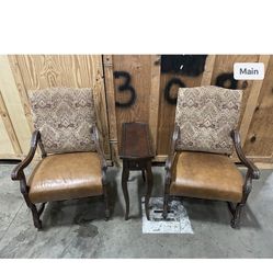 Accent Chairs And End Table