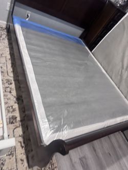 Bedframe With Side Table