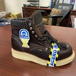 Zaoatos de piel para trabajar marca Establo