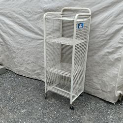 Rolling Metal Display Rack / Cart