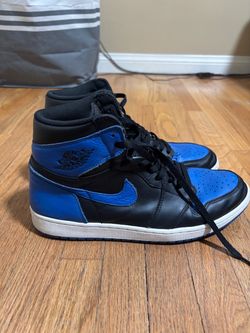 Air Jordan 1 High Royal Blue Black Sneakers
