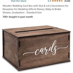 Rustic Card Box And Back Drop 