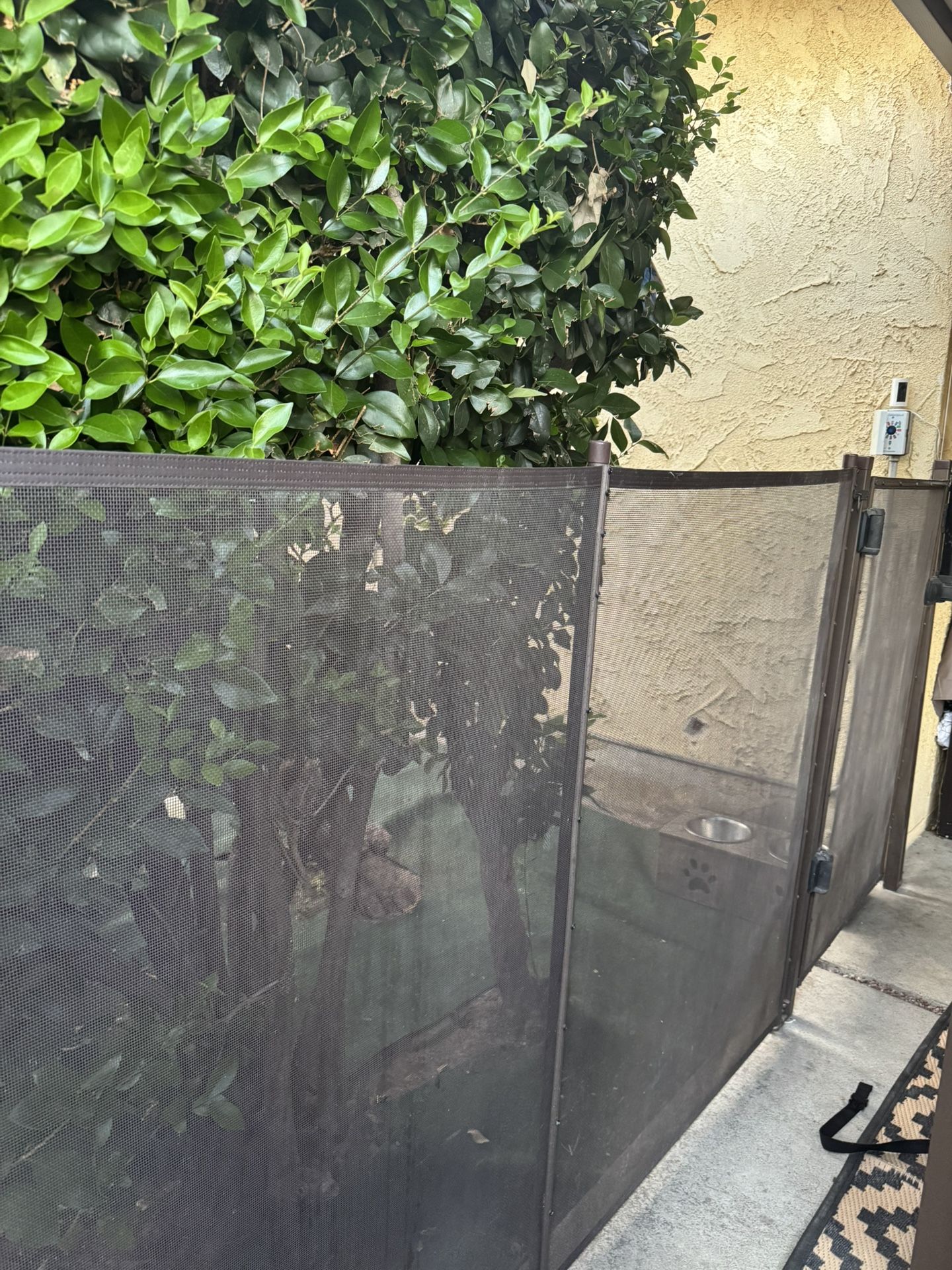 Screened Fence
