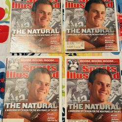 ( 4 ) Tom Brady Sports Illustrated Magazines In Like New Condition