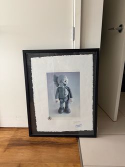 Framed Kaws Print