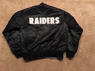 oakland raiders reversible jacket