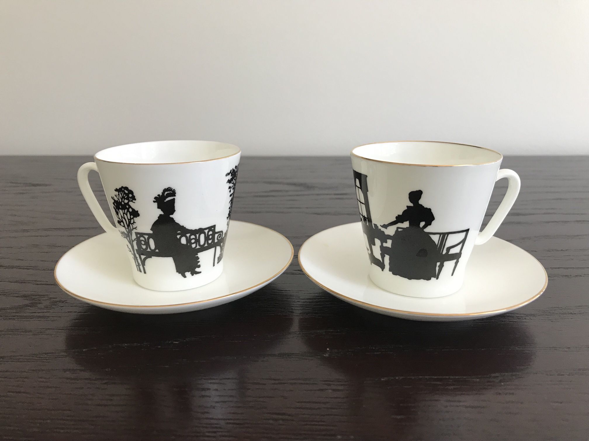 Imperial Porcelain. 2 Espresso Cups.