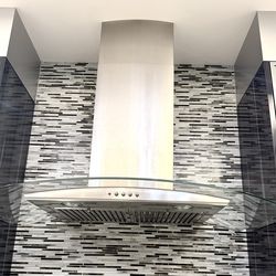 ** PENDING**faber  Hood - Tratto 36" made in Italy  Stainless Steel