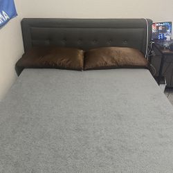 Memory Foam Mattress w/ Bed Frame 