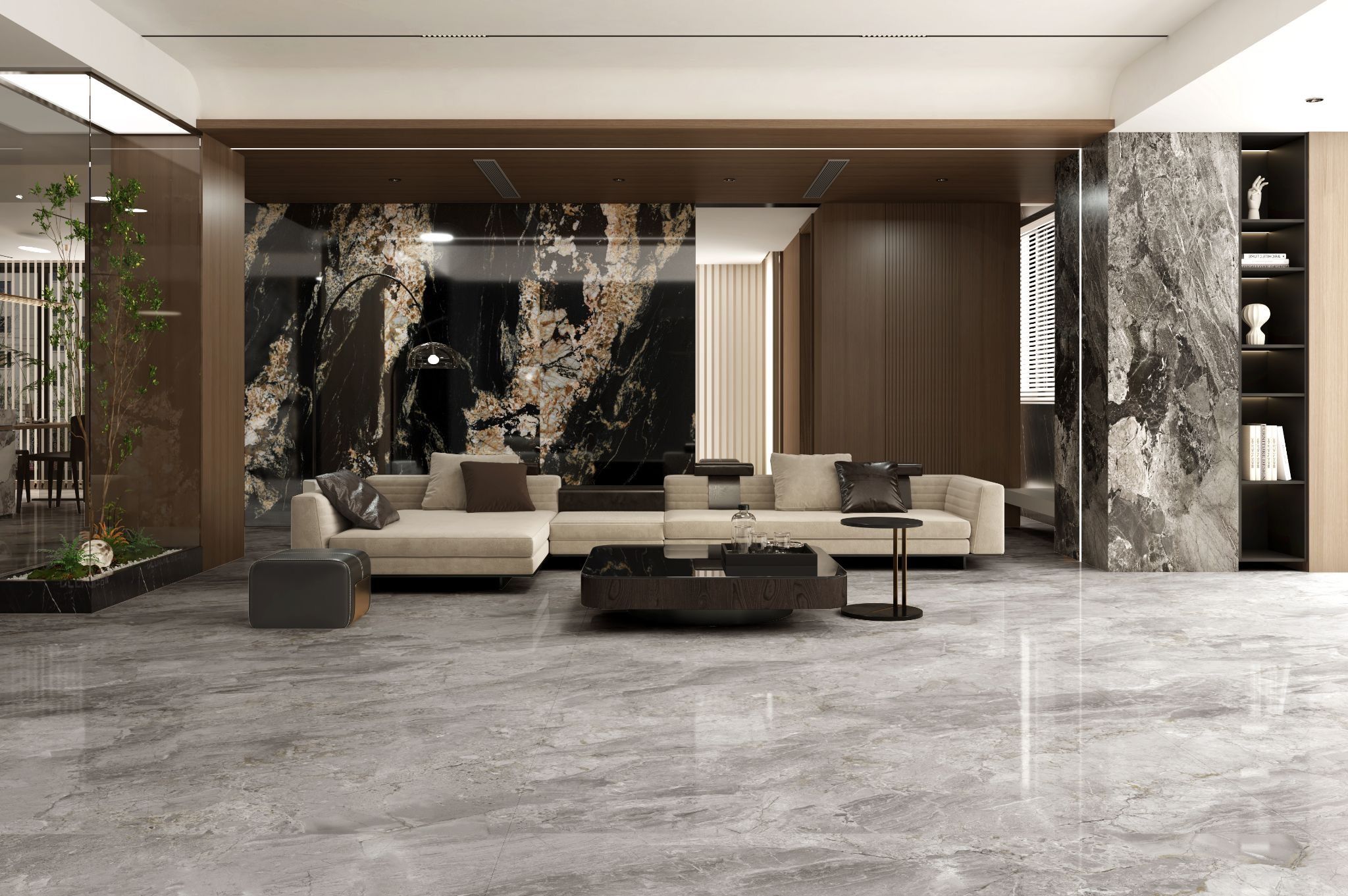 Pandora Black Ceramic Tile Style Design