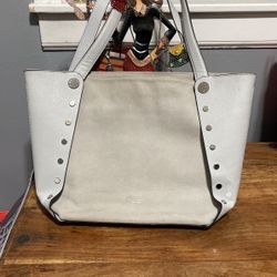 Henri Bendel Cream Tote Bag