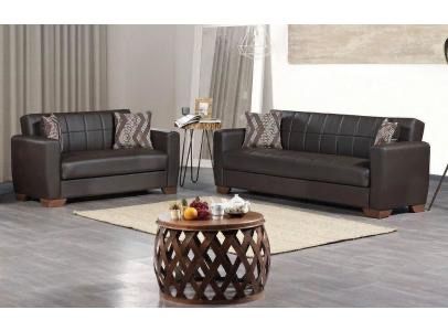 ⭐ 3-IN-1 SOFA & LOVESEAT SET! ⭐ Sit • Sleep • Storage in BOTH pieces!