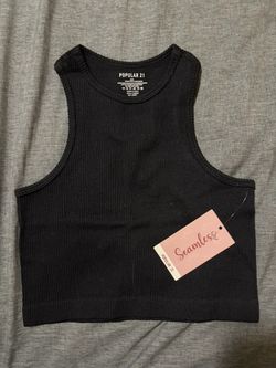 Fashion Nova Black Crop Top