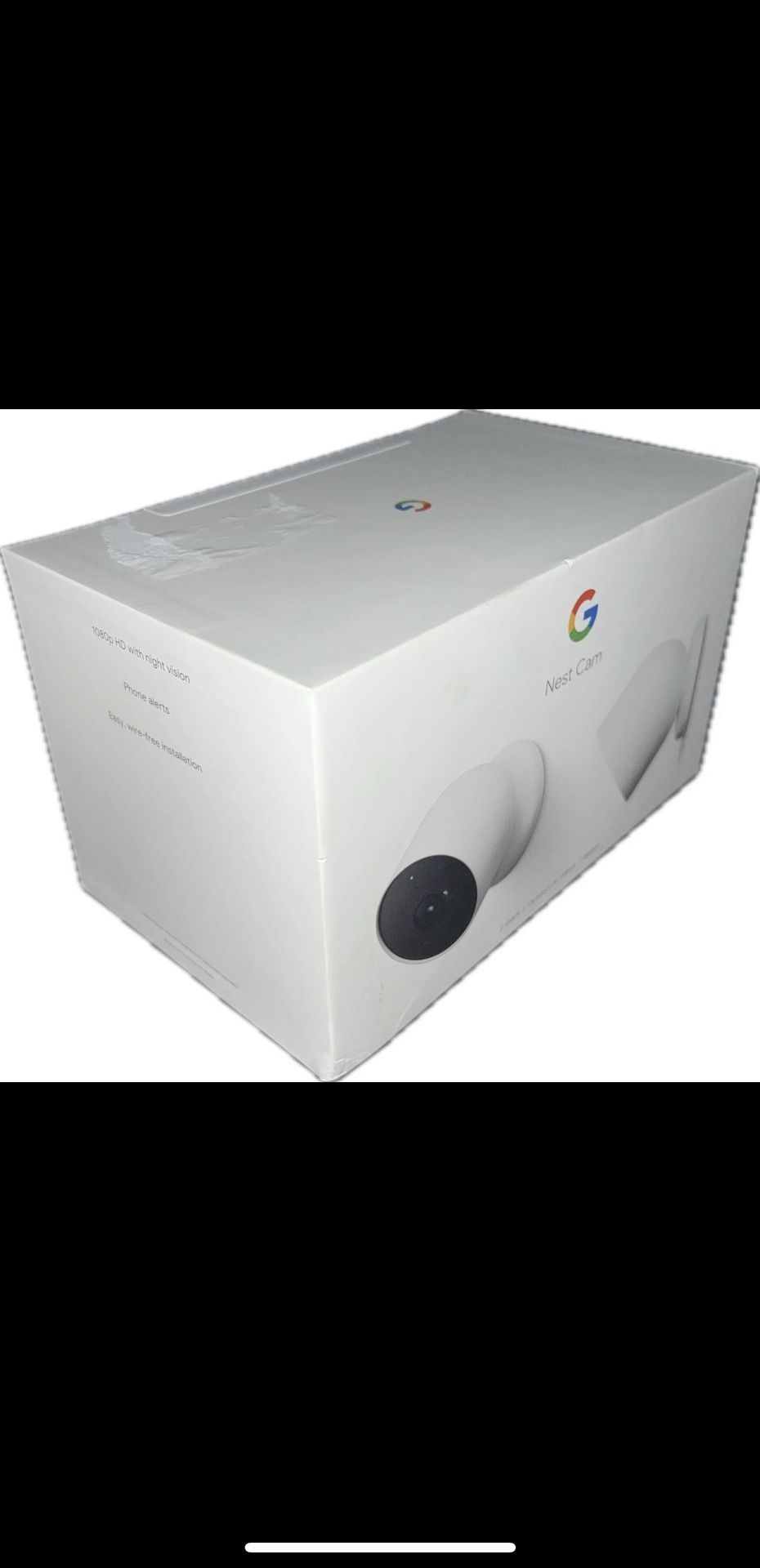 Google - Nest Cam 2 Pack Indoor/Outdoor Wire Free Security Cameras - Snow