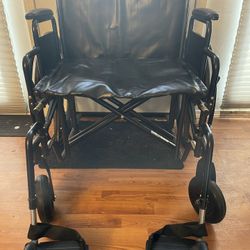 Heavy Duty Wheelchair. Basically Brand New.