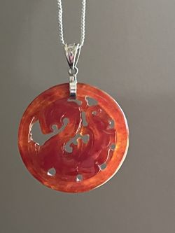 Red Jade Pendant
