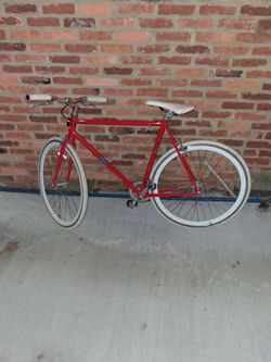 State bicycle Red Fixed Gear Single Speed Bicycle