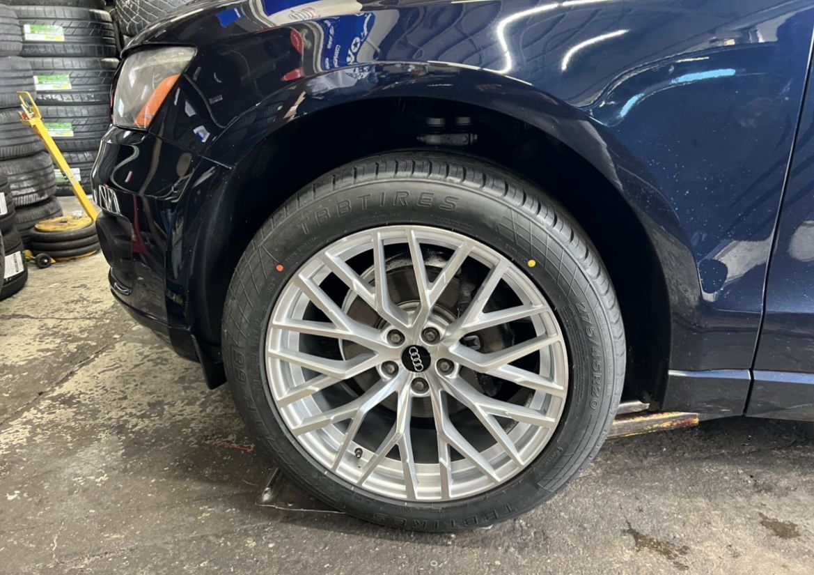 Audi Q5 20” New R8 Style Rims Tires Set Silver Machine