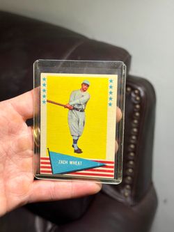 Wow 🤩!! 1961 Fleer Baseball Greats #86 Zach Wheat Vintage Baseball Card !
