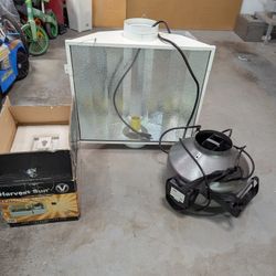 Indoor Gardening Grow Supplies- Fan, Grow Light, Bulbs And Ballast