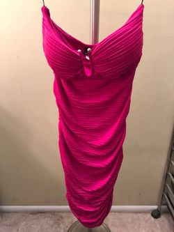 Pink dress size small