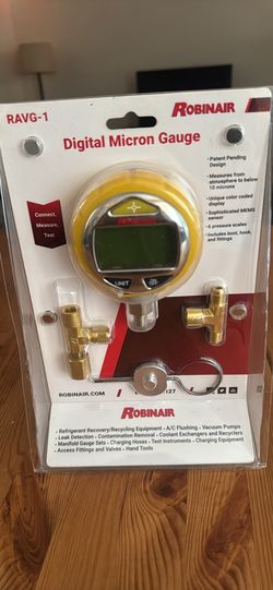 Robinair ravg-1 digital micron guage