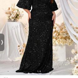 Black sparkly Formal Dress 