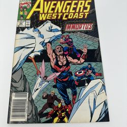 Avengers West Coast #62 Vol. 2 - First App. of the Time-Keepers -1990-Marvel 9.8
