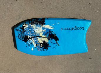Body board with leash 34” like new