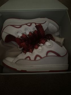 red and white lanvin